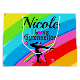 MOOI GEPERSONALISEERD IK HOU VAN GYMNASTIEK ONTWER GROOT CADEAUZAKJE