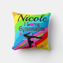 MOOI GEPERSONALISEERD IK HOU VAN GYMNASTIEK ONTWER KUSSEN