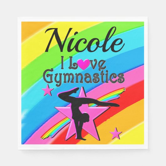 MOOI GEPERSONALISEERD IK HOU VAN GYMNASTIEK ONTWER SERVET (Voorkant)