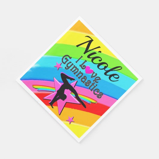 MOOI GEPERSONALISEERD IK HOU VAN GYMNASTIEK ONTWER SERVET (Hoek)