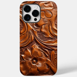 Mooi gesimuleerd Western bewerkt lederpatroon Case-Mate iPhone 14 Pro Max Hoesje