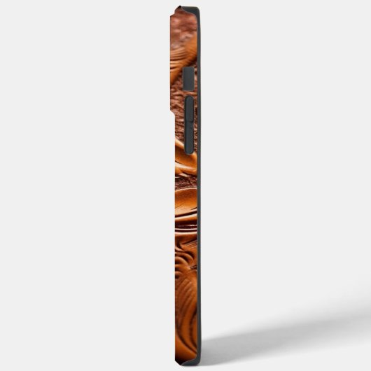 Mooi gesimuleerd Western bewerkt lederpatroon Case-Mate iPhone Case (Achterkant / Links)