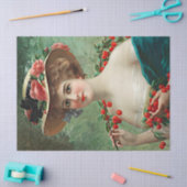 mooi gevlochten Pet en kersen Tissuepapier (Craft)