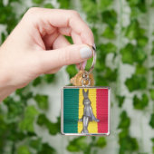 Mooi geweldig konijn Kingston Jamaica Sleutelhanger (Hand)