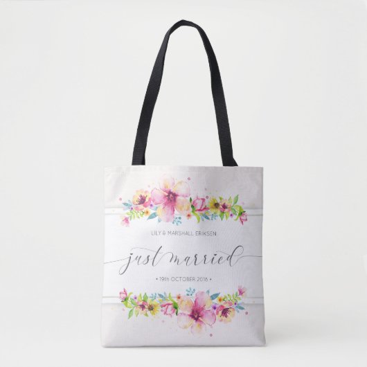 Mooi, gewoon gehuwd huwelijk | Canvas tas (Voorkant)