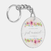 Mooi, gewoon gehuwd huwelijk | Sleutelhanger (Voorkant Links)