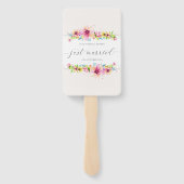 Mooi, gewoon huwelijk | Handventilatoren Handwaaier (Achterkant)