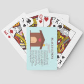 Mooi Gezegde over rust Pokerkaarten (Achterkant)