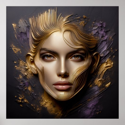 Mooi gezicht - AI-regels Poster (Voorkant)