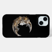 Mooi gezicht in de maan Case-Mate iPhone case (Achterkant (horizontaal))