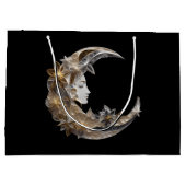 Mooi gezicht in de maan groot cadeauzakje (Achterkant)