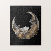 Mooi gezicht in de maan legpuzzel (Verticaal)