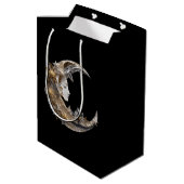 Mooi gezicht in de maan medium cadeauzakje (Achterkant Gekanteld)