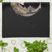 Mooi gezicht in de maan theedoek (Gevouwen)