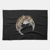 Mooi gezicht in de maan theedoek (Horizontaal)