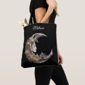 Mooi gezicht in de maan tote bag (Dichtbij)