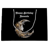 Mooi gezicht in de maan Verjaardag Groot Cadeauzakje (Voorkant)