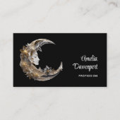 Mooi gezicht in de maan visitekaartje (Voorkant)