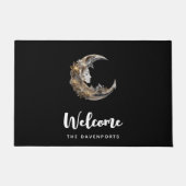 Mooi gezicht in de maan Welkom Deurmat (Voorkant)