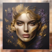 Mooi gezicht raamsticker (Vel 2)