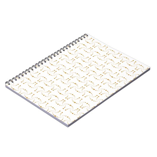 Mooi Golden Geometric Pattern Notitieboek (Linkerzijde)