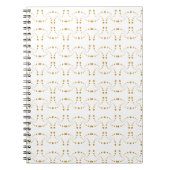 Mooi Golden Geometric Pattern Notitieboek (Voorkant)