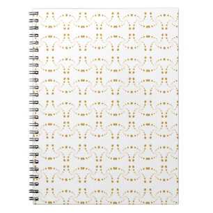 Mooi Golden Geometric Pattern Notitieboek