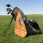 Mooi Golf Handdoek Voor De Beste Vader (Groen)
