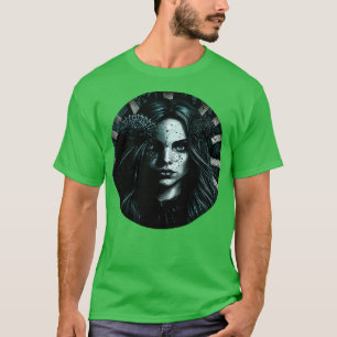 Mooi gothic meisje t-shirt
