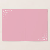 Mooi Gouden Bloem Eenhoorn Gelukkige Verjaardag Folie Kaarten (Binnen)