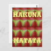 Mooi Gouden geel geometrisch patroonontwerp Briefkaart (Voorkant / Achterkant)