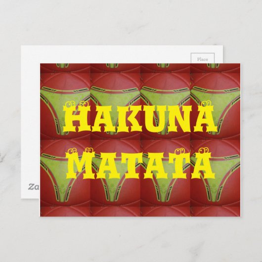 Mooi Gouden geel geometrisch patroonontwerp Briefkaart (Voorkant / Achterkant)