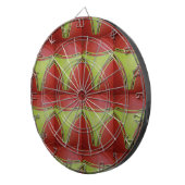 Mooi Gouden geel geometrisch patroonontwerp Dartbord (Voorkant Rechts)