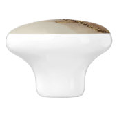 Mooi gouden licht marmer keramische knop (Zijkant)