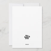Mooi Grappig Gelukkig Moederdagkaart Van De Kat Feestdagenkaart (Achterkant)