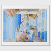 Mooi Griekenland inpakpapier (Vlak)