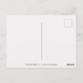 MOOI GRIEZELIG FRANKENELLA MONSTER, GRAVEN, KAT BRIEFKAART (Achterkant)