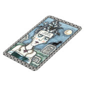 MOOI GRIEZELIG FRANKENELLA MONSTER, GRAVEN, KAT MAGNEET (Linkerzijde)