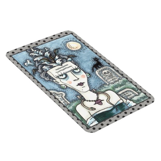 MOOI GRIEZELIG FRANKENELLA MONSTER, GRAVEN, KAT MAGNEET (Rechterzijde)