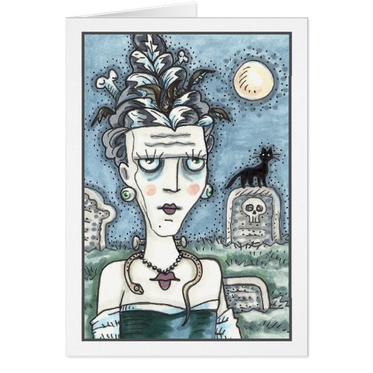 MOOI GRIEZELIG FRANKENELLA MONSTER, GRAVES Blank (Voorkant)