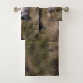 Mooi grijs gekleurd paard bad handdoek (Insitu)