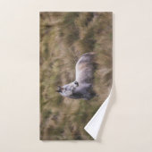 Mooi grijs gekleurd paard bad handdoek (Handdoek)