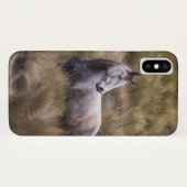 Mooi grijs gekleurd paard Case-Mate iPhone case (Achterkant (horizontaal))