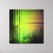 Mooi groen abstract AI-kunstcanvas Canvas Afdruk (Voorkant)