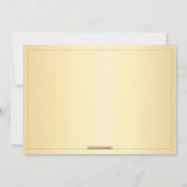 Mooi groen bloemenontwerp bedankkaart kaart (Achterkant)