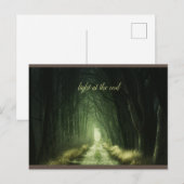 Mooi groen donker bos briefkaart (Voorkant / Achterkant)