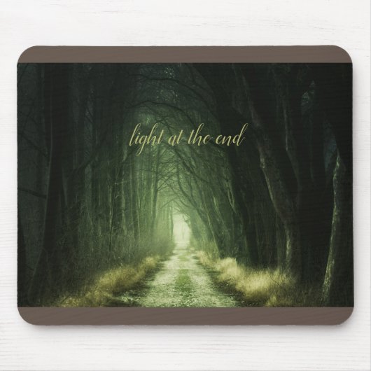 Mooi groen donker bos muismat (Voorkant)