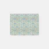 Mooi, groen kunstdeco, metallisch, elegant, chic, post-it® notes (Voorkant)