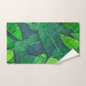 Mooi groen lederen patroon bad handdoek (Handdoek)