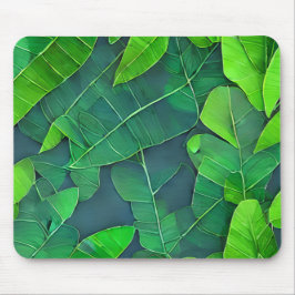 Mooi groen lederen patroon muismat